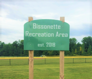 Bissonette Recreation Area Sign